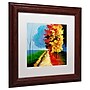 Trademark Ricardo Tapia "Walk in the Park" Canvas Art, White Matte W/Wood Frame, 11" x 11"~#|#~m001700207_sc7