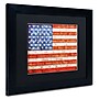 Trademark Michelle Calkins "American States" Art, Black Matte With Black Frame, 11" x 14"~#|#~m001700224_sc7
