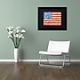 Trademark Michelle Calkins "American States" Art, Black Matte With Black Frame, 11" x 14"~#|#~m001700225_sc7
