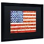 Trademark Michelle Calkins "American States" Art, Black Matte With Black Frame, 16" x 20"~#|#~m001700230_sc7