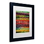 Trademark Michelle Calkins "Brocade and Stripes 1" Art, White Matte With Black Frame, 11" x 14"~#|#~m001700263_sc7