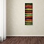 Trademark Michelle Calkins "Brocade and Stripes Tower 2" Gallery-Wrapped Canvas Art, 8" x 24"~#|#~m001700303_sc7