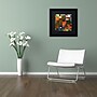 Trademark Michelle Calkins "Brocade Color Collage 3" Art, Black Matte With Black Frame, 11" x 11"~#|#~m001700332_sc7