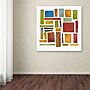 Trademark Michelle Calkins "Building Blocks One" Gallery-Wrapped Canvas Art, 24" x 24"~#|#~m001700358_sc7