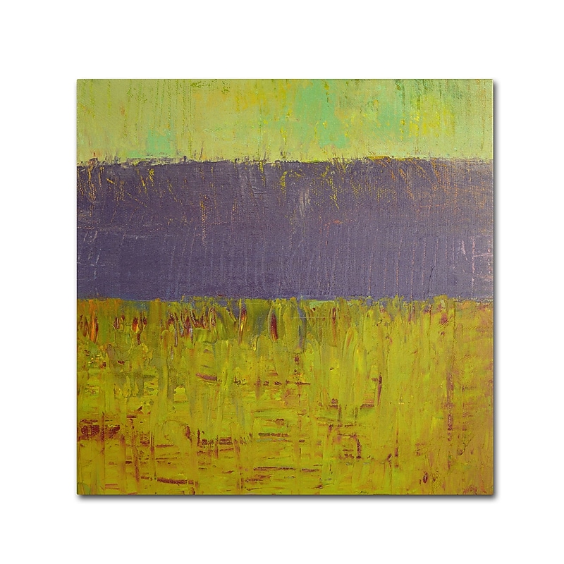 Trademark Michelle Calkins "Highway Series Lake" Gallery-Wrapped Canvas Art, 14" x 14" image 1