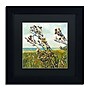 Trademark Michelle Calkins "Thistles on the Beach" Art, Black Matte With Black Frame, 11" x 11"~#|#~m001700471_sc7