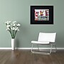 Trademark Michelle Calkins "After the Regatta" Art, Black Matte With Black Frame, 11" x 14"~#|#~m001700491_sc7