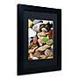Trademark Michelle Calkins "Petoskey Stones l" Art, Black Matte With Black Frame, 11" x 14"~#|#~m001700603_sc7