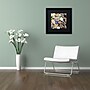 Trademark Michelle Calkins "Petoskey Stones V" Art, Black Matte With Black Frame, 16" x 16"~#|#~m001700676_sc7