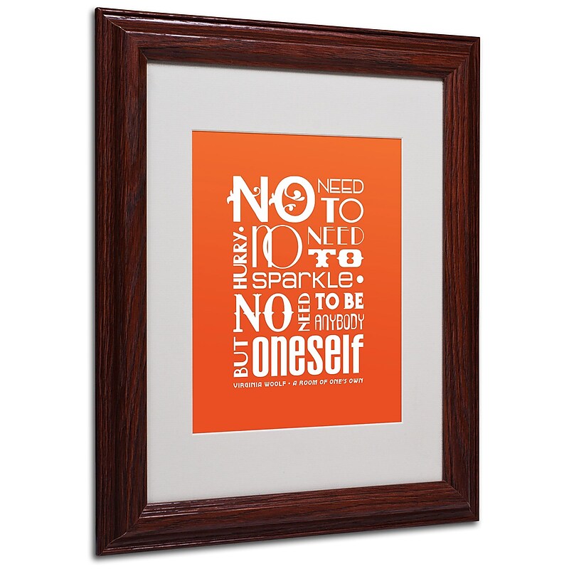 Trademark Megan Romo "No Need to Sparkle I" Art, White Matte W/Wood Frame, 11" x 14" image 1
