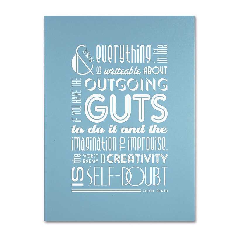 Trademark Megan Romo "Outgoing Guts I" Gallery-Wrapped Canvas Art, 18" x 24" image 1