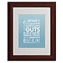 Trademark Megan Romo "Outgoing Guts I" Art, White Matte W/Wood Frame, 11" x 14"~#|#~m001700774_sc7