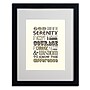 Trademark Megan Romo "Serenity Prayer I" Art, White Matte W/Black Frame, 16" x 20"~#|#~m001700834_sc7