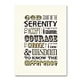 Trademark Megan Romo "Serenity Prayer I" Gallery-Wrapped Canvas Art, 26" x 32"~#|#~m001700835_sc7