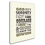 Trademark Megan Romo "Serenity Prayer I" Gallery-Wrapped Canvas Art, 26" x 32"~#|#~m001700836_sc7
