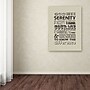 Trademark Megan Romo "Serenity Prayer II" Gallery-Wrapped Canvas Art, 18" x 24"~#|#~m001700850_sc7