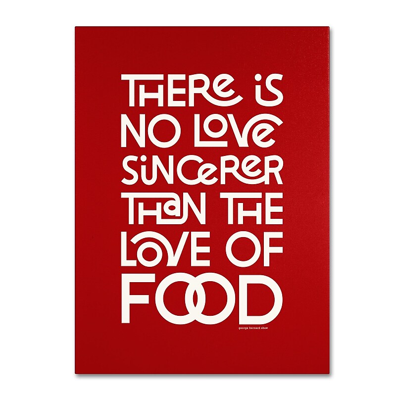Trademark Megan Romo "Sincere Love of Food II" Gallery-Wrapped Canvas Art, 35" x 47" image 1