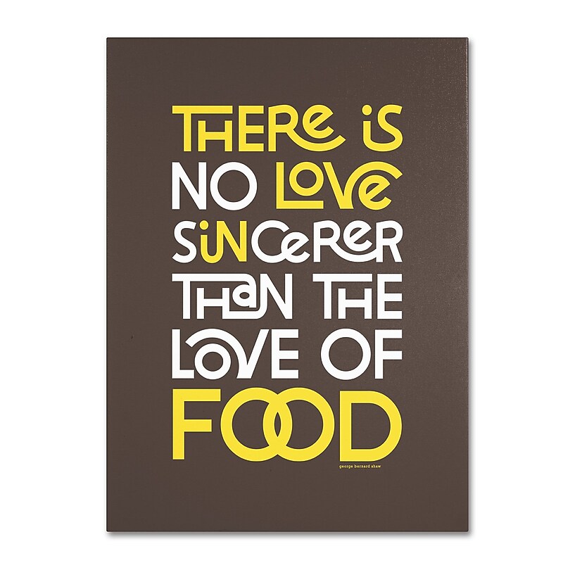 Trademark Megan Romo "Sincere Love of Food III" Gallery-Wrapped Canvas Art, 35" x 47" image 1
