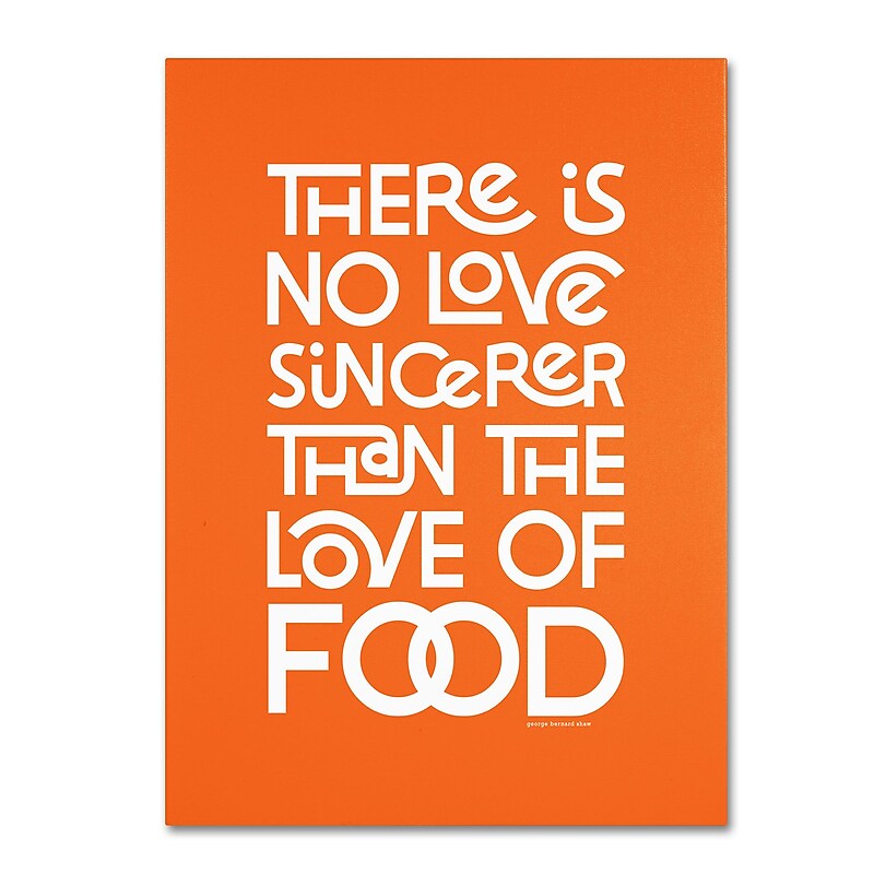 Trademark Megan Romo "Sincere Love of Food IV" Gallery-Wrapped Canvas Art, 35" x 47" image 1