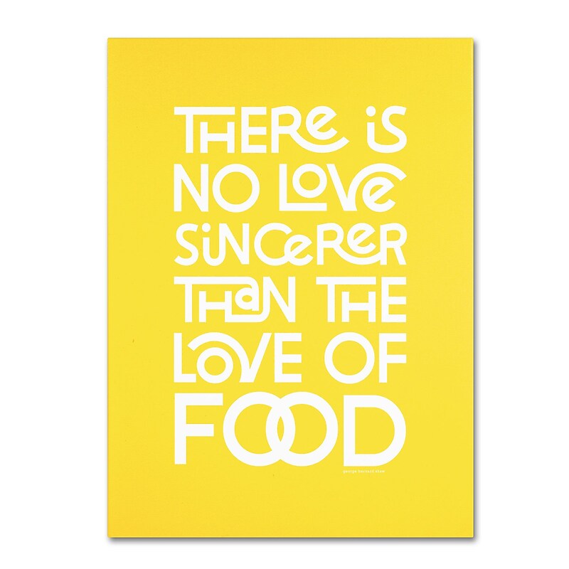 Trademark Megan Romo "Sincere Love of Food V" Gallery-Wrapped Canvas Art, 14" x 19" image 1