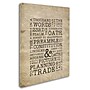 Trademark Megan Romo "Thousand Words" Gallery-Wrapped Canvas Art, 18" x 24"~#|#~m001701005_sc7