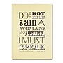 Trademark Megan Romo "Women Must Speak" Gallery-Wrapped Canvas Art, 18" x 24"~#|#~m001701043_sc7