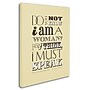 Trademark Megan Romo "Women Must Speak" Gallery-Wrapped Canvas Art, 18" x 24"~#|#~m001701044_sc7