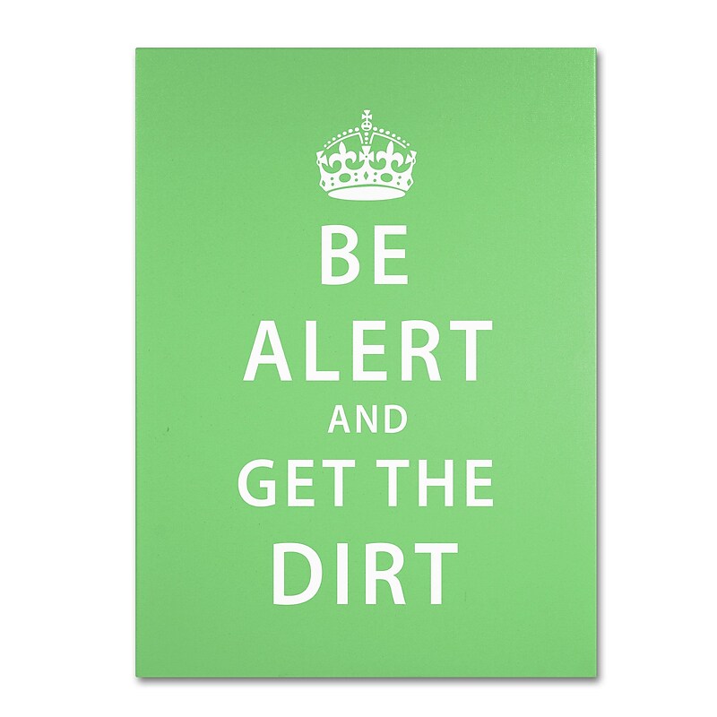 Trademark Megan Romo "Get the Dirt" Gallery-Wrapped Canvas Art, 35" x 47" image 1