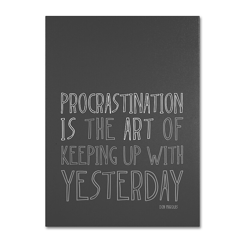 Trademark Megan Romo "Artistic Procrastination I" Gallery-Wrapped Canvas Art, 35" x 47" image 1