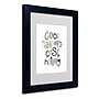Trademark Megan Romo "Good Manners III" Art, White Matte W/Black Frame, 11" x 14"~#|#~m001701553_sc7