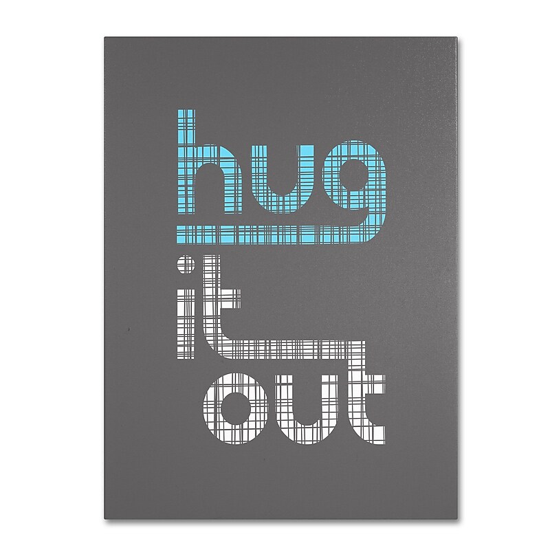 Trademark Megan Romo "Hug it Out II" Gallery-Wrapped Canvas Art, 35" x 47" image 1