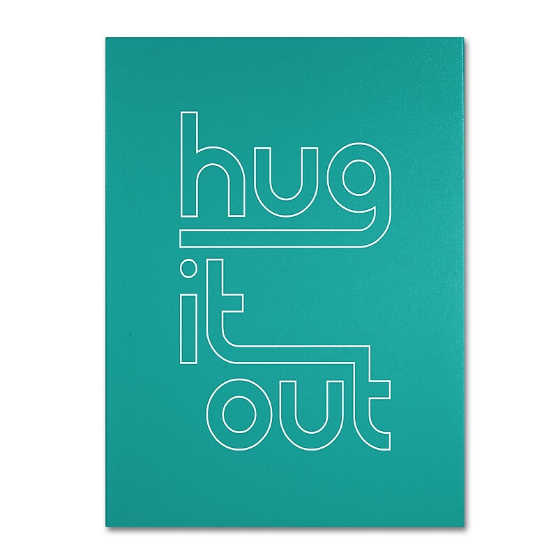 Trademark Megan Romo "Hug it Out IV" Gallery-Wrapped Canvas Art, 26" x 32" image 1