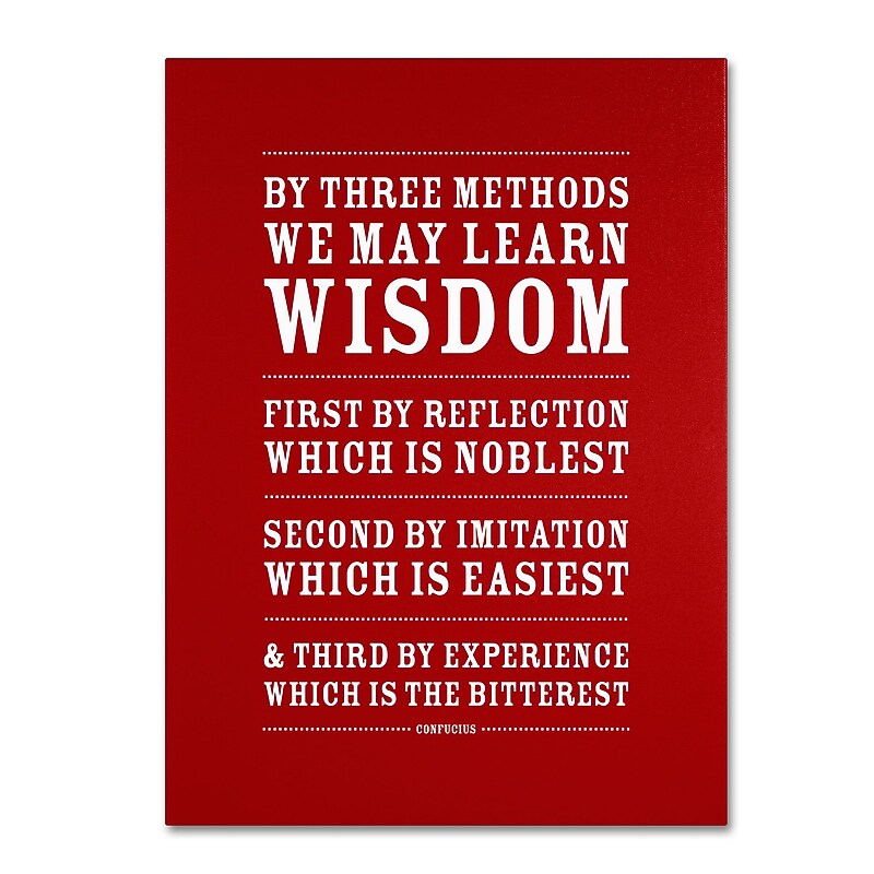 Trademark Megan Romo "Three Ways to Wisdom II" Gallery-Wrapped Canvas Art, 26" x 32" image 1