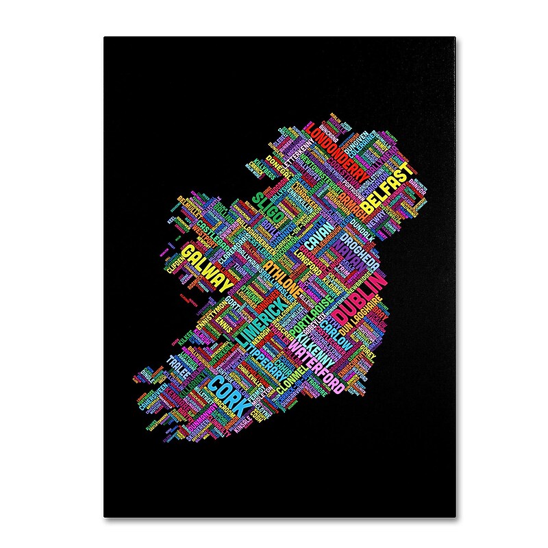Trademark Michael Tompsett "Ireland V" Gallery-Wrapped Canvas Art, 22" x 32" image 1