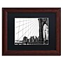 Trademark CATeyes "Brooklyn Bridge 4" Art, Black Matte W/Wood Frame, 11" x 14"~#|#~m001702609_sc7