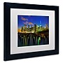 Trademark CATeyes "City Lights 1" Art, White Matte W/Black Frame, 11" x 14"~#|#~m001702757_sc7