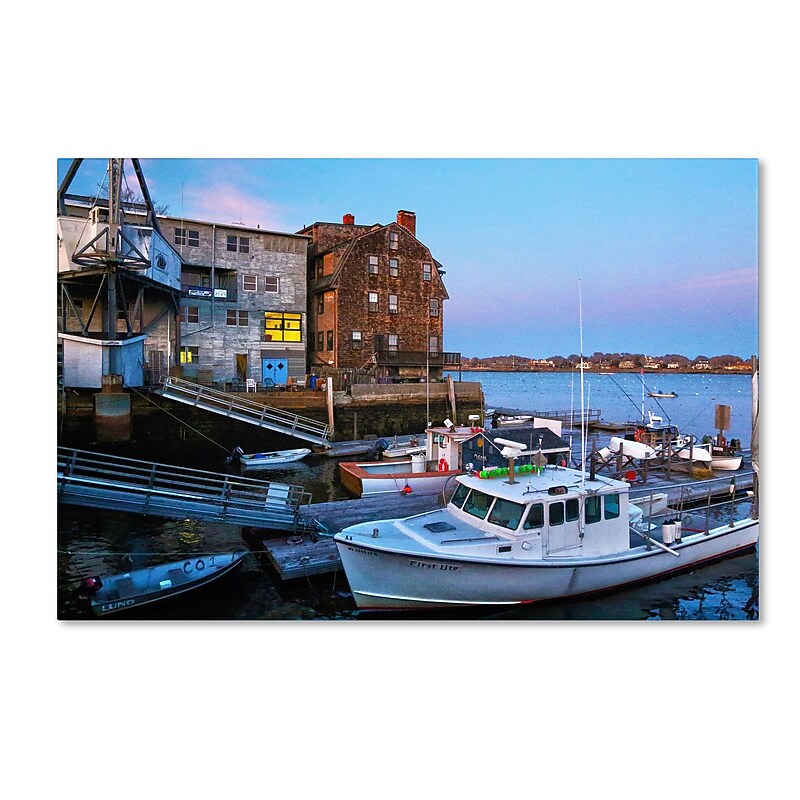 Trademark CATeyes "Marblehead" Gallery-Wrapped Canvas Art, 16" x 24" image 1
