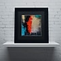 Trademark Nicole Dietz "Rage" Art, Black Matte With Black Frame, 11" x 11"~#|#~m001703035_sc7