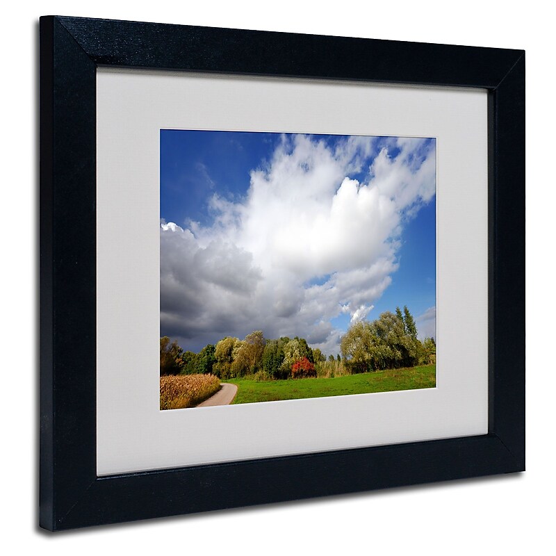Trademark Philippe Sainte-Laudy "Dust in the Wind" Art, White Matte With Black Frame, 11" x 14" image 1