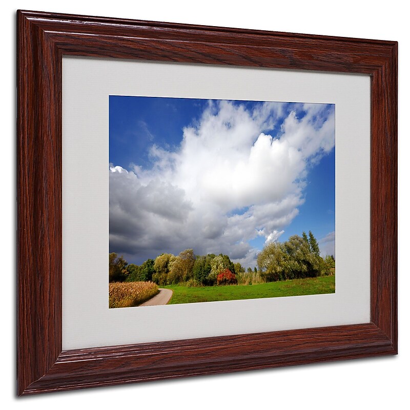Trademark Philippe Sainte-Laudy "Dust in the Wind" Art, White Matte With Wood Frame, 11" x 14" image 1