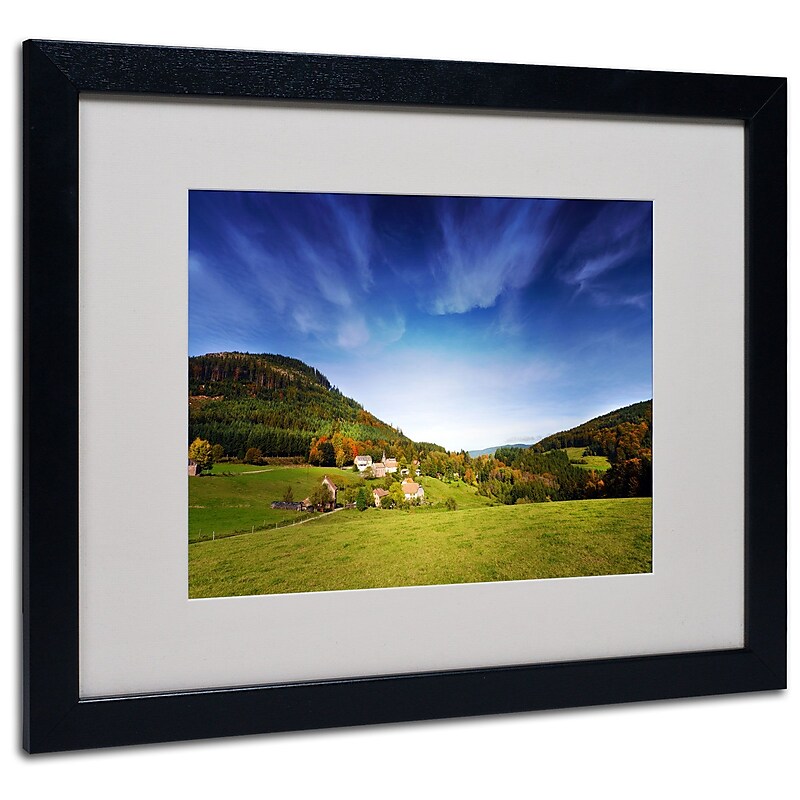 Trademark Philippe Sainte-Laudy "Nature Vosgienne" Art, White Matte With Black Frame, 16" x 20" image 1