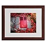 Trademark Philippe Sainte-Laudy "Red Windowpane" Art, White Matte With Wood Frame, 16" x 20"~#|#~m001703429_sc7