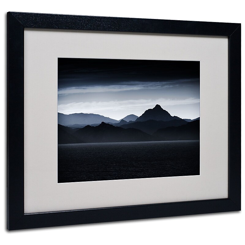 Trademark Philippe Sainte-Laudy "Beautiful Goodbye" Art, White Matte With Black Frame, 16" x 20" image 1