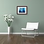 Trademark Philippe Sainte-Laudy "Light Box Blues" Art, White Matte With Wood Frame, 16" x 20"~#|#~m001703791_sc7