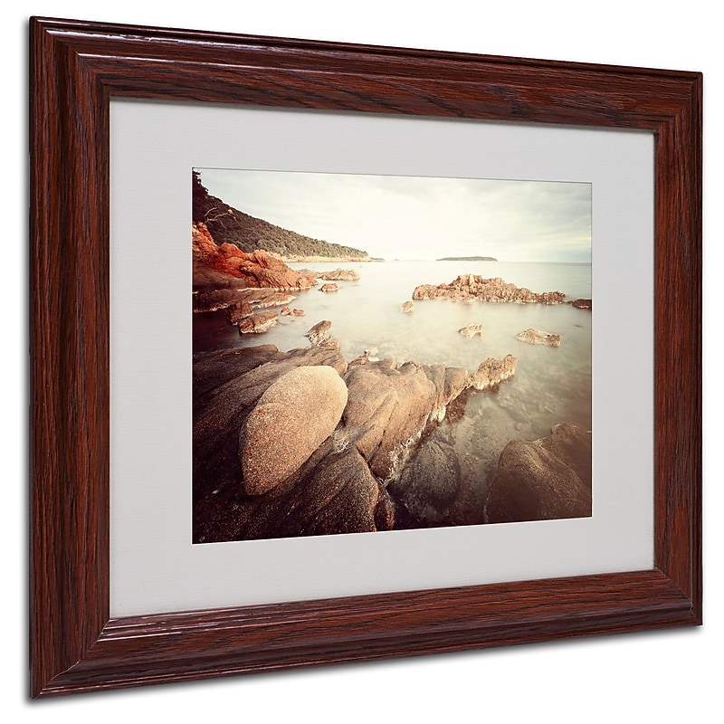 Trademark Philippe Sainte-Laudy "Surrender" Art, White Matte With Wood Frame, 11" x 14" image 1