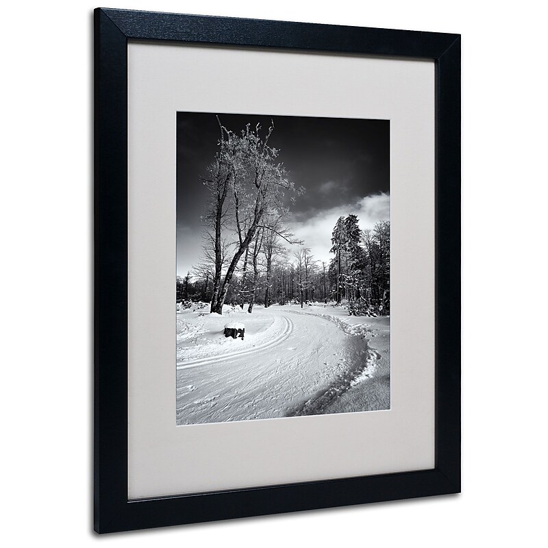 Trademark Philippe Sainte-Laudy "Path to Exile" Art, White Matte With Black Frame, 16" x 20" image 1