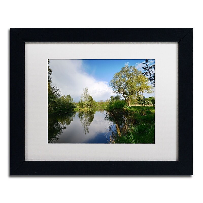 Trademark Philippe Sainte-Laudy "Rise Above" Art, White Matte With Black Frame, 11" x 14" image 1