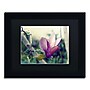 Trademark Patty Tuggle "Pink Magnolia" Art, Black Matte With Black Frame, 11" x 14"~#|#~m001704115_sc7