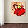Trademark Roderick Stevens "Flower Purse Yellow on Red" Gallery-Wrapped Canvas Art, 35" x 35"~#|#~m001704483_sc7