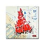 Trademark Roderick Stevens "Shoulder Dress Red n White" Gallery-Wrapped Canvas Art, 18" x 18"~#|#~m001704625_sc7